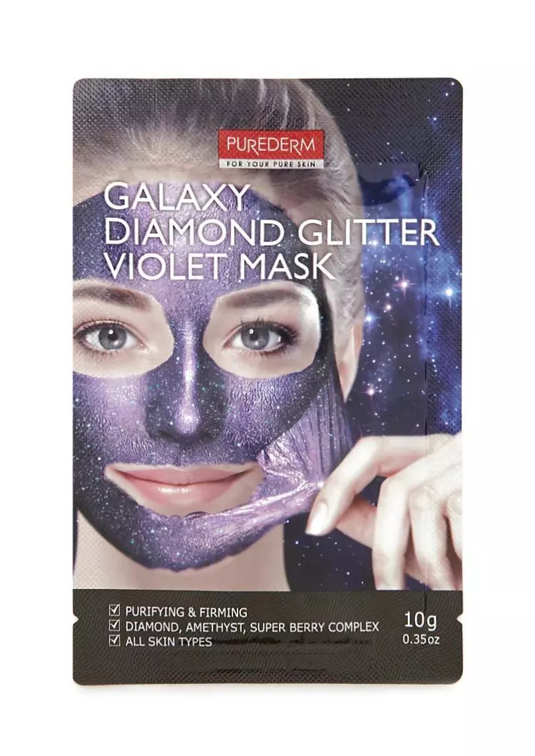 Galaxy Diamond Glitter Violet Mask в интернет-магазине Skinly
