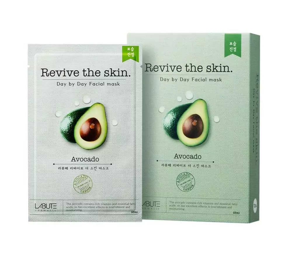 Питательная тканевая маска с авокадо FarmStay Real Avocado Essence Mask