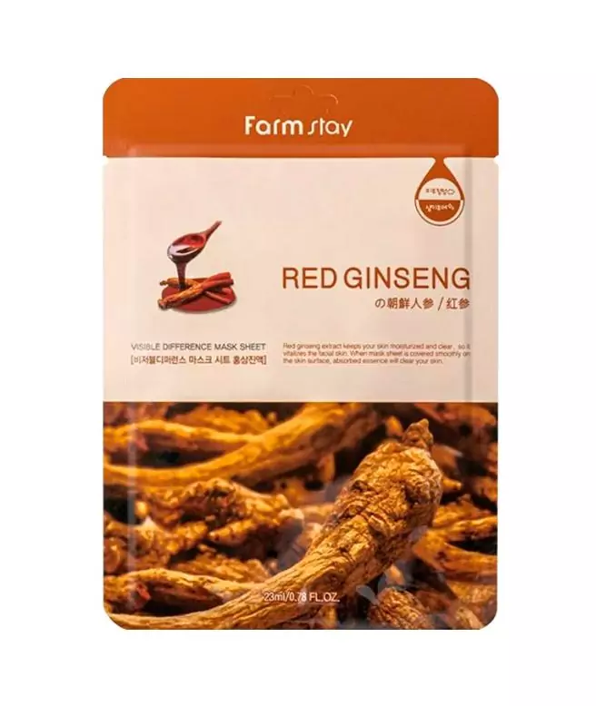 Visible Difference Mask Sheet Red Ginseng в интернет-магазине Skinly