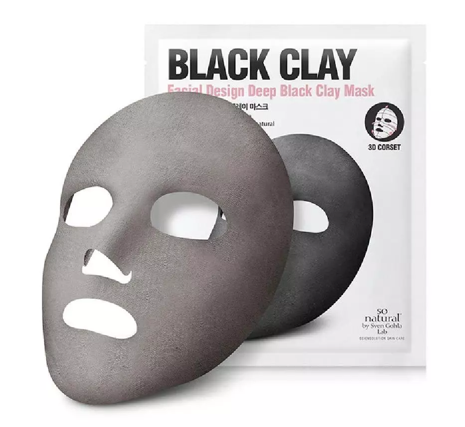 Facial Design Deep Black Clay Mask в интернет-магазине Skinly