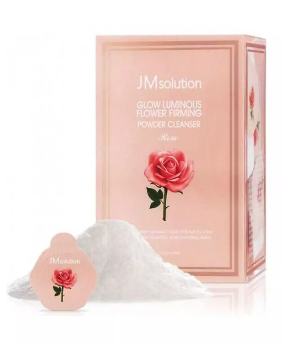Glow Luminious Flower Firming Powder Cleanser Rose в интернет-магазине Skinly