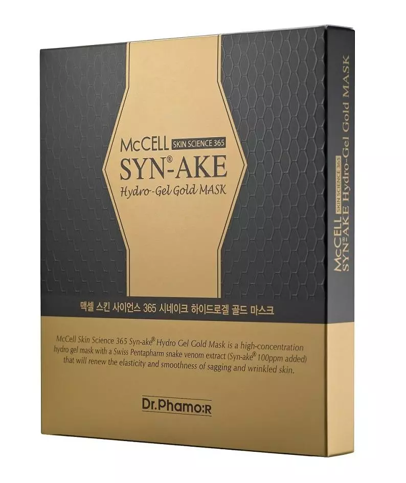 McCELL Skin Science 365 Syn-Ake Hydro-Gel Gold Gold Mask в интернет-магазине Skinly