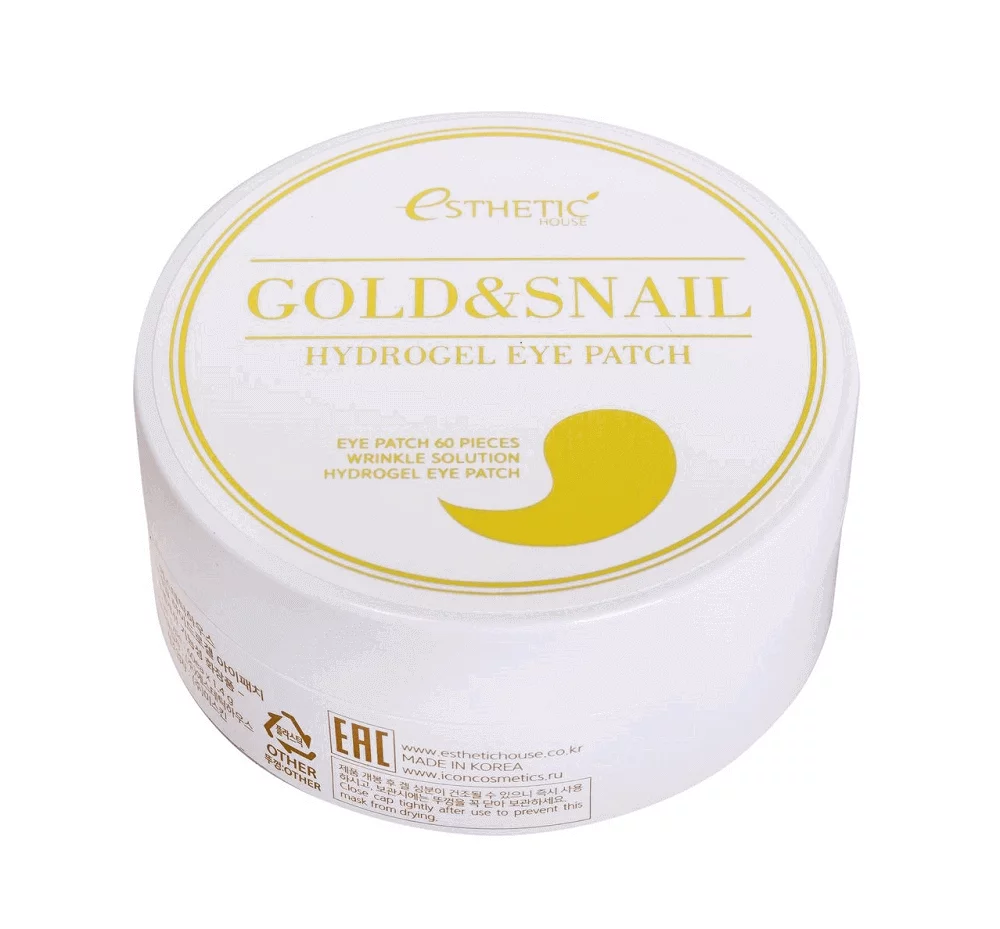 Gold & Snail Hydrogel Eye Patch в интернет-магазине Skinly